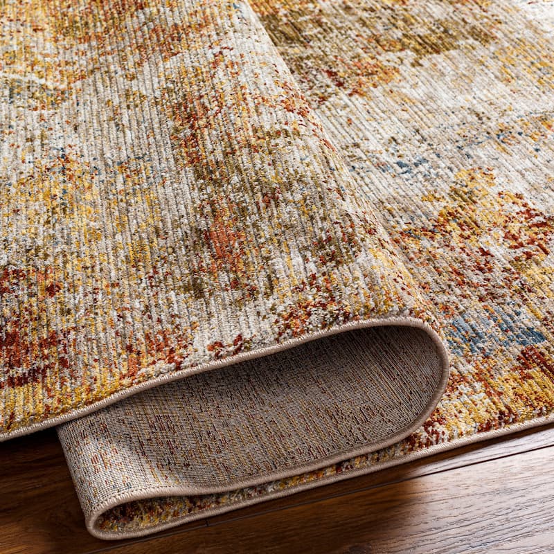 Alarae Abstract Industrial Area Rug