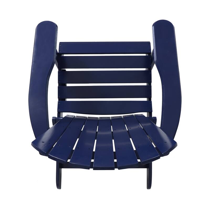 Hanlee Acacia Wood Folding Adirondack Chair by Christopher Knight Home - 29.50" W x 35.75" D x 34.25" H