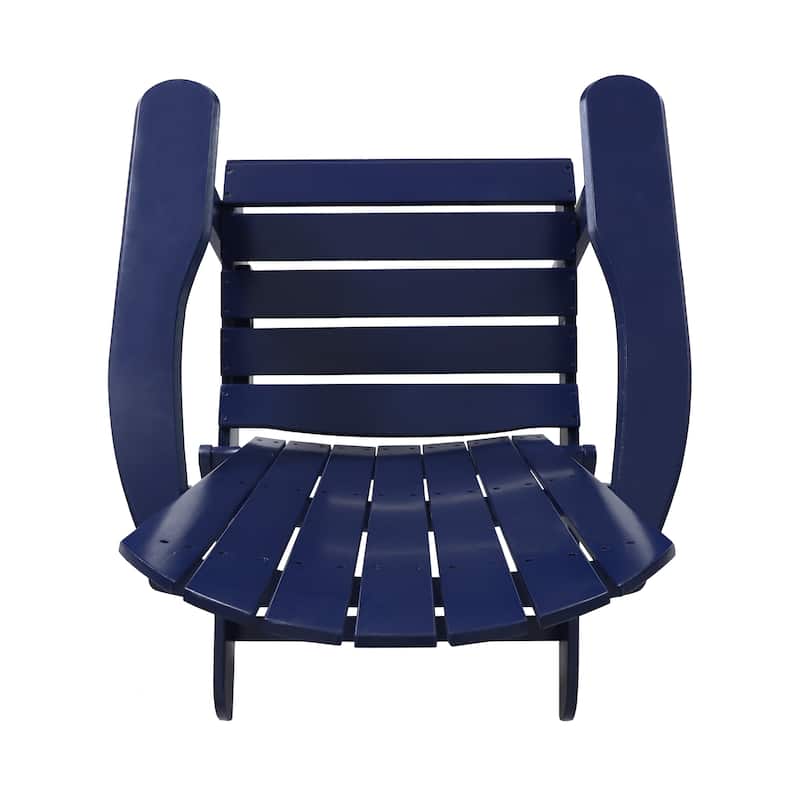 Hanlee Outdoor Rustic Acacia Wood Folding Adirondack Chair (Set of 2) by Christopher Knight Home