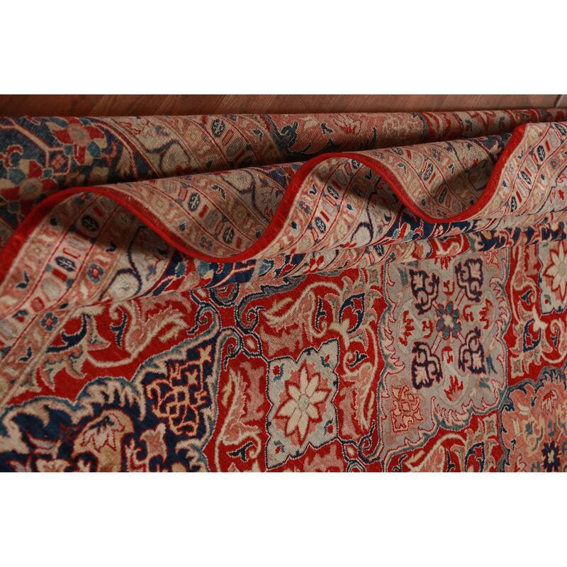 Vegetable Dye Ziegler Rug Handmade Traditional Wool Carpet - 9'0"x 12'2"