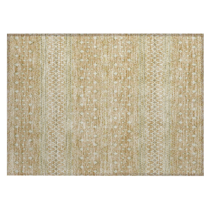 Machine Washable Indoor/ Outdoor Chantille Morrocan Boho Rug