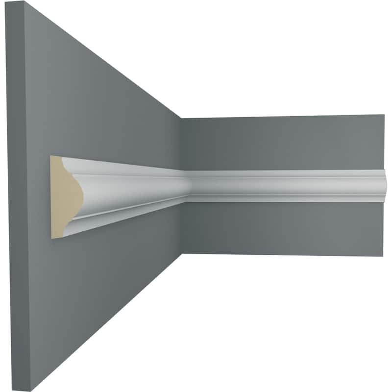 1 5/8"H x 1/2"P x 94 1/2"L Ashford Smooth Panel Moulding