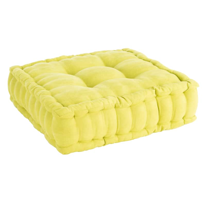 SAFAVIEH Isgard Tufted 18-inch Square Floor Pillow with Insert