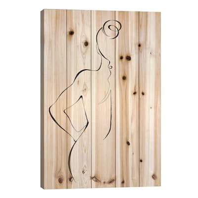 Body Lines Print On Wood by 1x Studio II - Multi-Color
