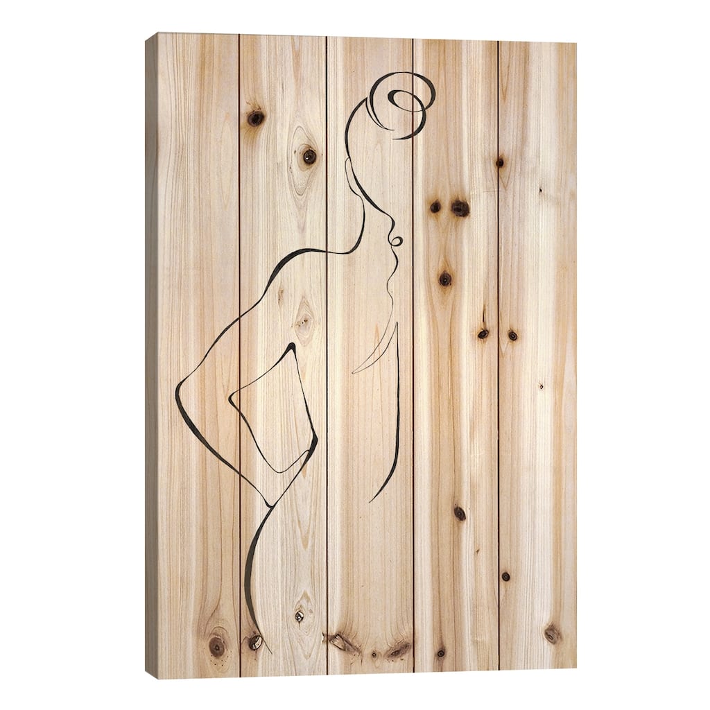Body Lines Print On Wood by 1x Studio II - Multi-Color