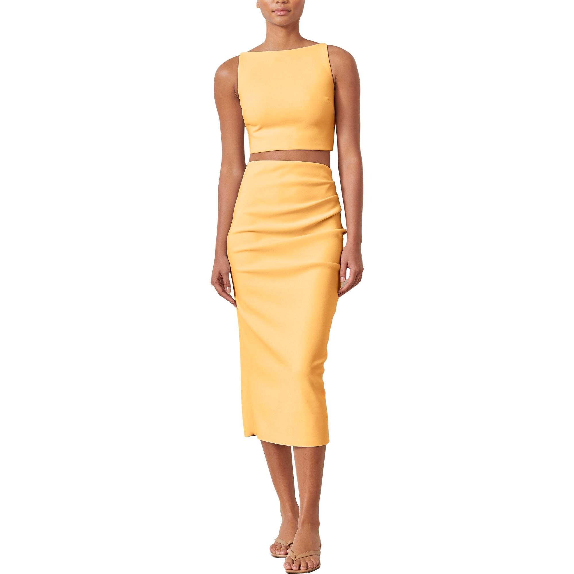 Bec + Bridge Womens Raphaela Midi Skirt 