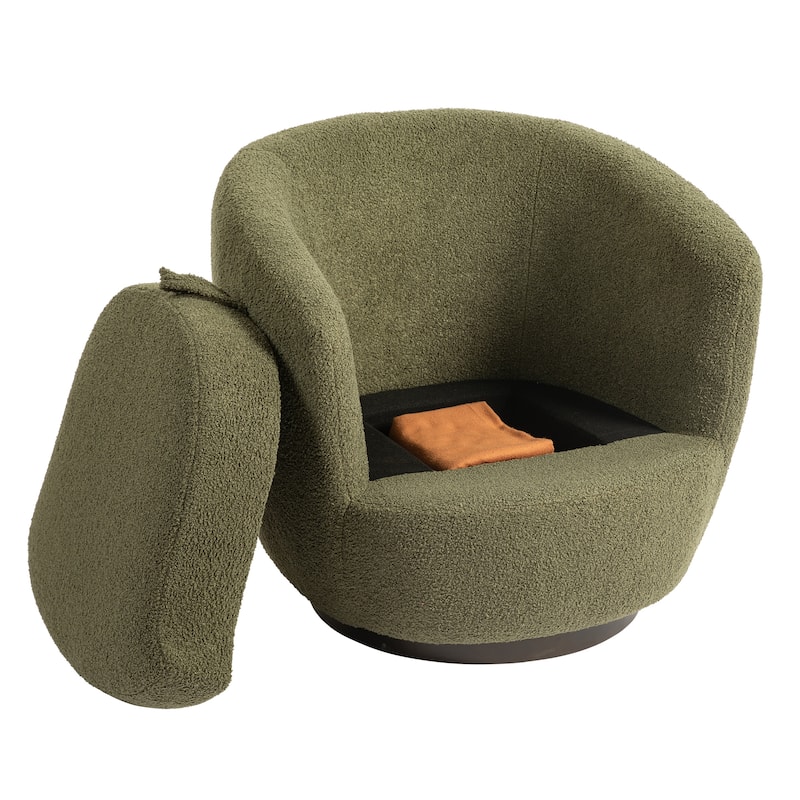 Teddy Swivel Barrel Armchair