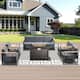Option Black & Dark Grey Cushion