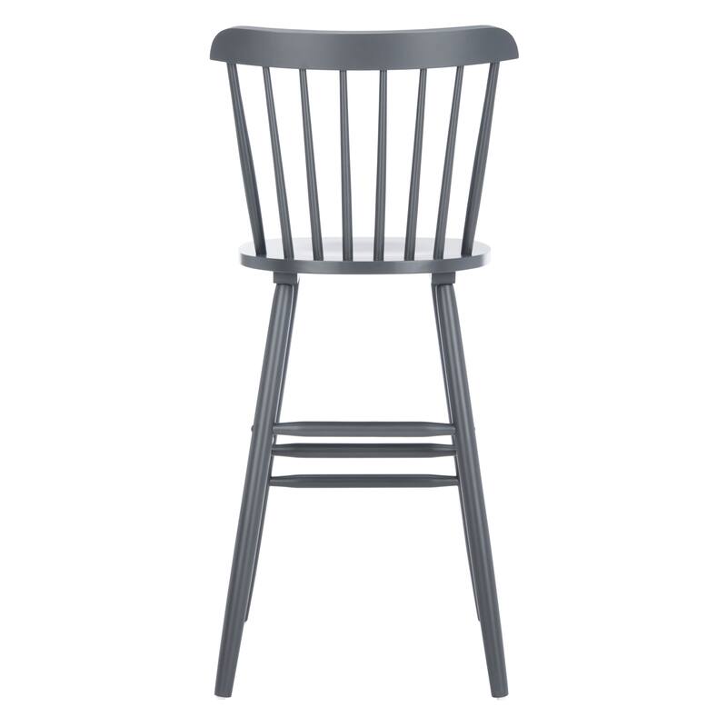 SAFAVIEH Aida 30-inch Spindle Farmhouse Bar Stool (Set of 2) - 19.9" x 19.8" x 38" - 20"W x 20"D x 43"H