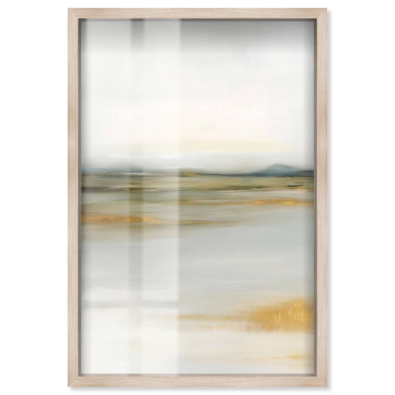 Misty Expanse I Shadowbox by Art Remedy - Natural - 20" x 30"