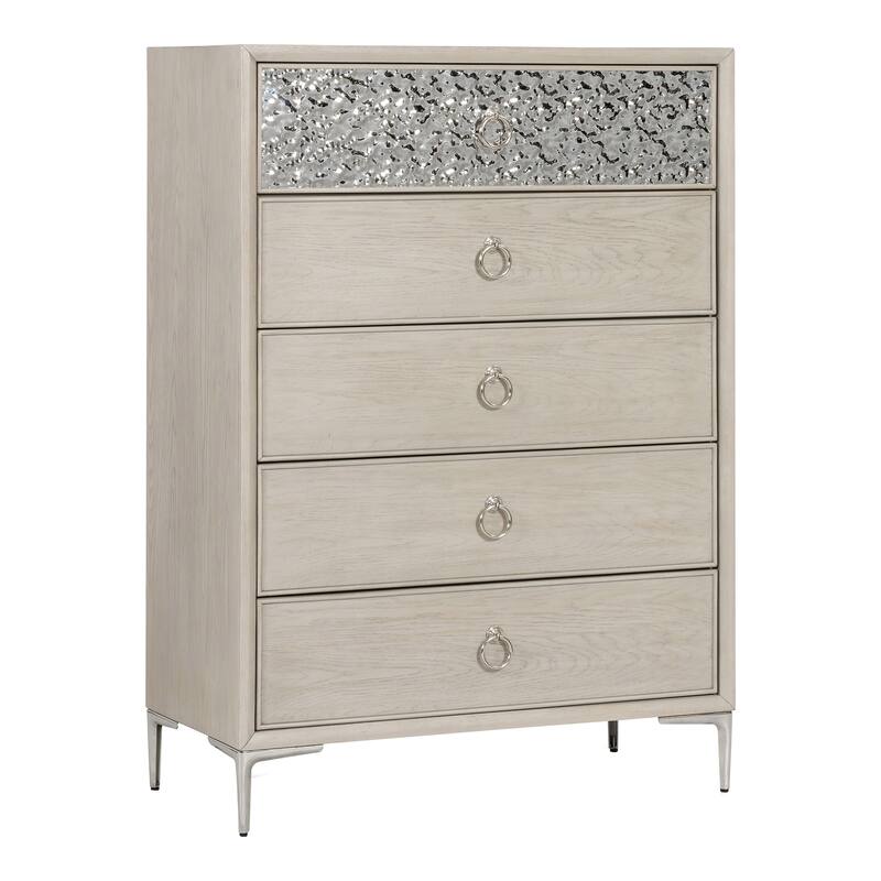Furniture of America Fable Modern Solid Wood 5-Drawer Chest