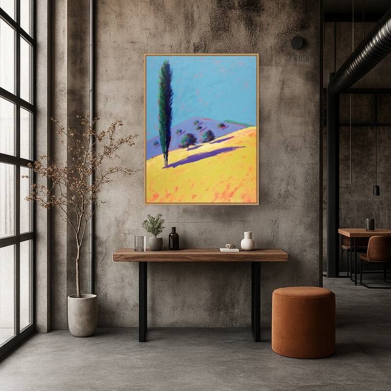 Golden Valley by Paul Powis Framed Canvas Wall Art Print