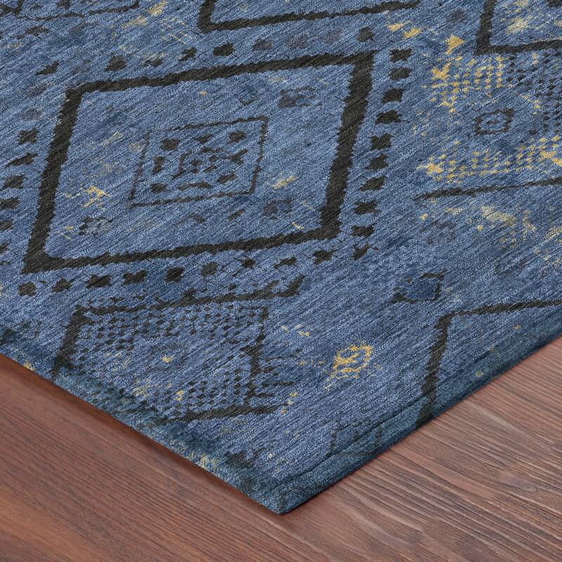 Machine Washable Indoor/ Outdoor Global Andes Chantille Rug