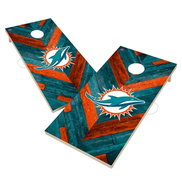 Miami Dolphins Regulation 2x4 Cornhole Boards - V3 - Bed Bath & Beyond ...