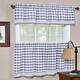 preview thumbnail 28 of 26, Buffalo Check Gingham Kitchen Curtain Tier Pairs, 58x36 Inches - 58x36 Inches
