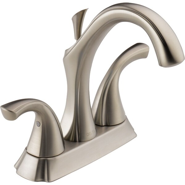 Delta 2592-MPU-DST Addison Centerset Bathroom Faucet with Pop-Up Drain Assembly