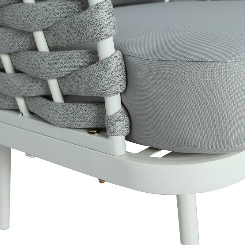 Christopher Knight Home - Langdon Patio Steel Club Chair（Set of 2）
