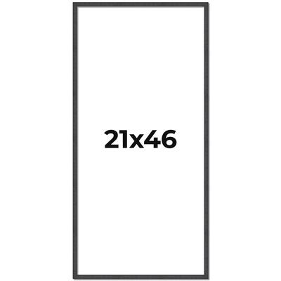 21x46 Frame Brown Solid Wood Picture Frame - Complete Modern Photo