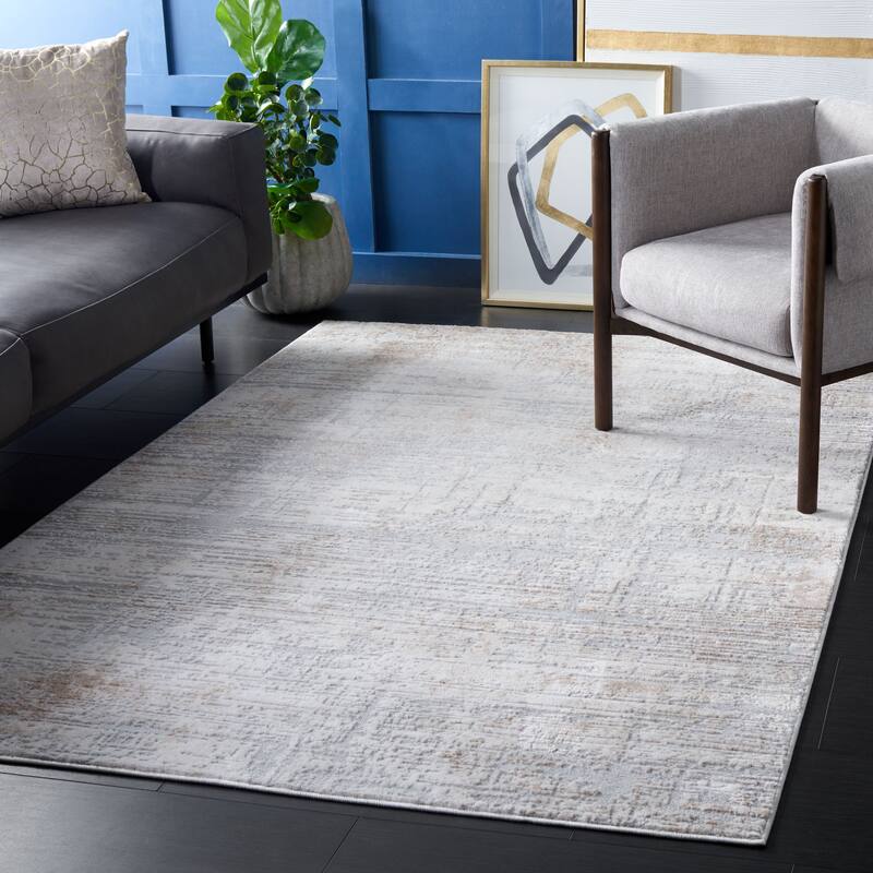 SAFAVIEH Eternal Eilidh Modern Abstract Rug - 8' x 10' - Grey/Ivory