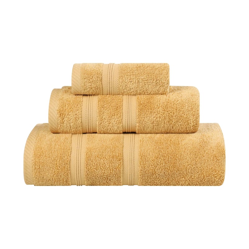 Superior Smart Dry Zero Twist Cotton 3-Piece Assorted Towel Set