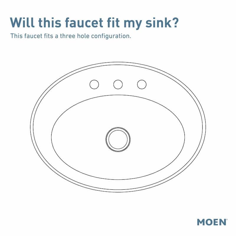 Moen TV6173 Glyde 1.2 GPM Widespread Bathroom Faucet with Rough-in