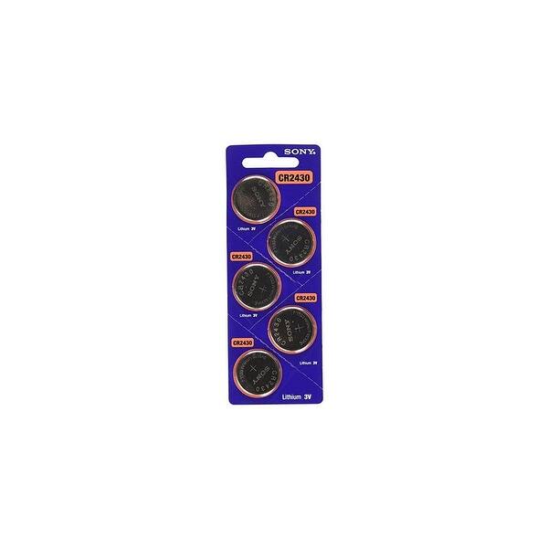 Shop 5ct Sony Cr2430 3v 300mah Coin Cell Button Lithium Batteries Cr 2430 Overstock 29166106
