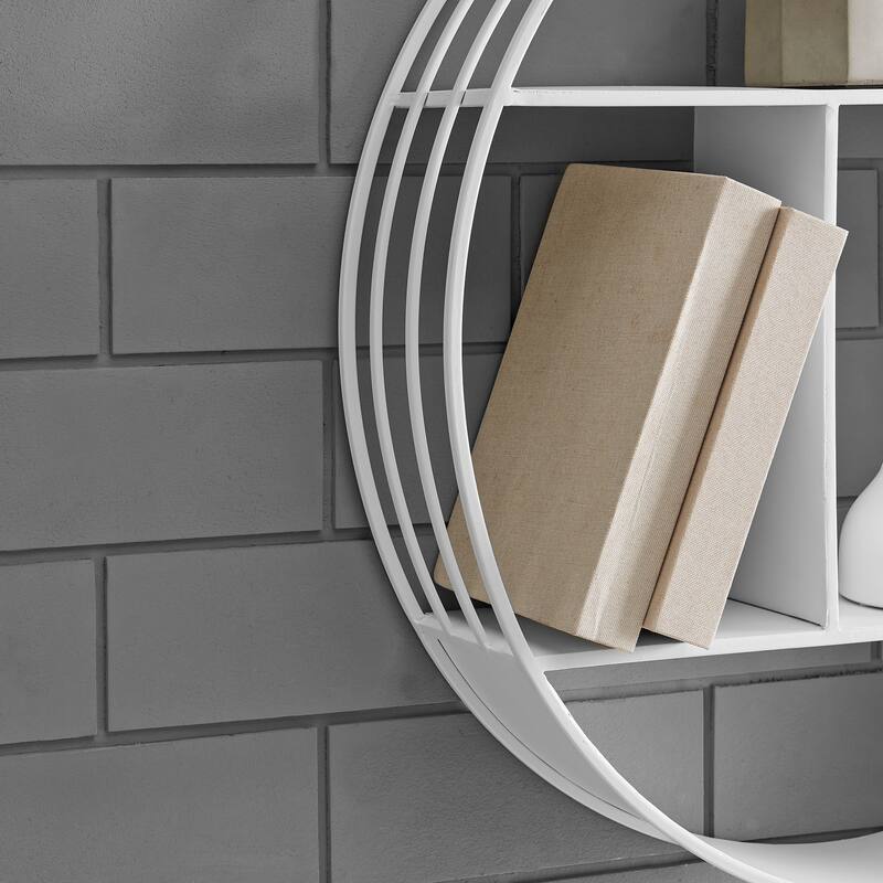 FirsTime & Co. Brody Industrial Circular 27.5-in. Metal Shelf