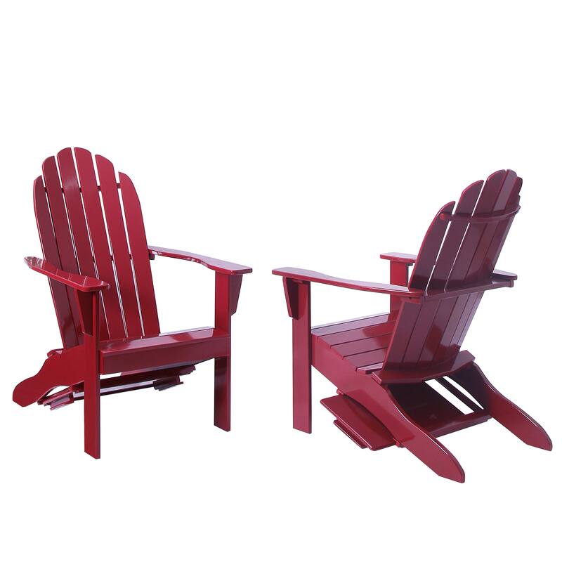 Cambridge Casual Madison Set of 2 Wood Outdoor Adirondack Chair