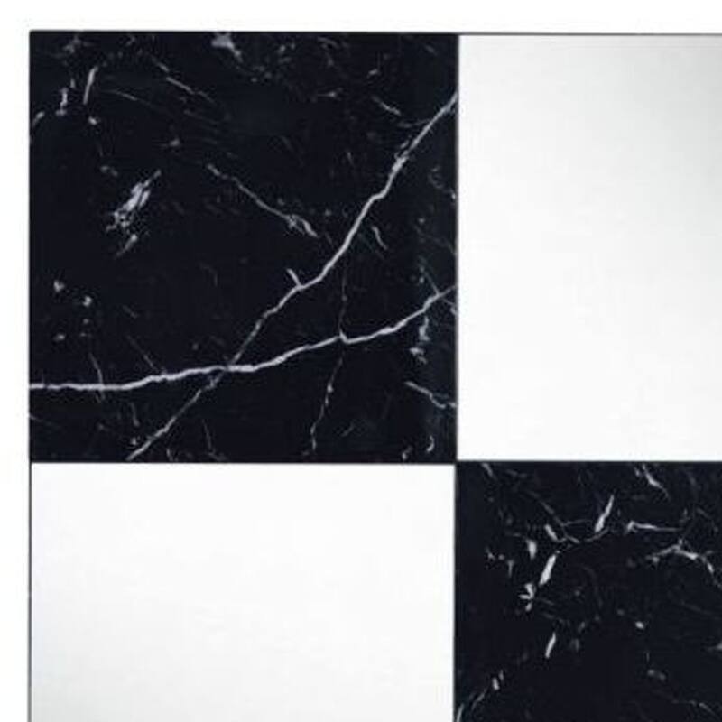 HomeRoots 32" Black And Gray Square Wood composite Framed Accent Mirror - Black and Gray - 32' X '32' X '1