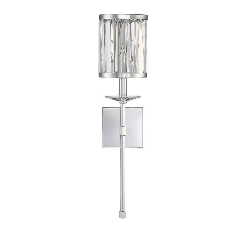 Savoy House Ashbourne 26" Wall Sconce in Polished Chrome - Polished Chrome