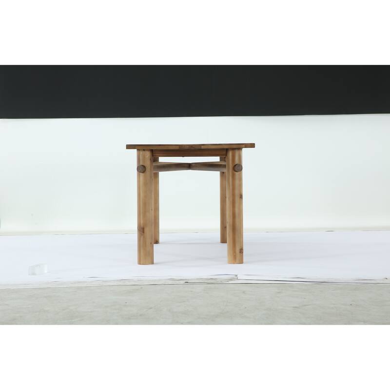 62.99 Inch Solid Wood Home Office Desk