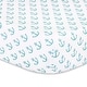 preview thumbnail 2 of 2, The Peanutshell Nautical Whale Navy/Aqua 3 Piece Baby Crib Bedding Set
