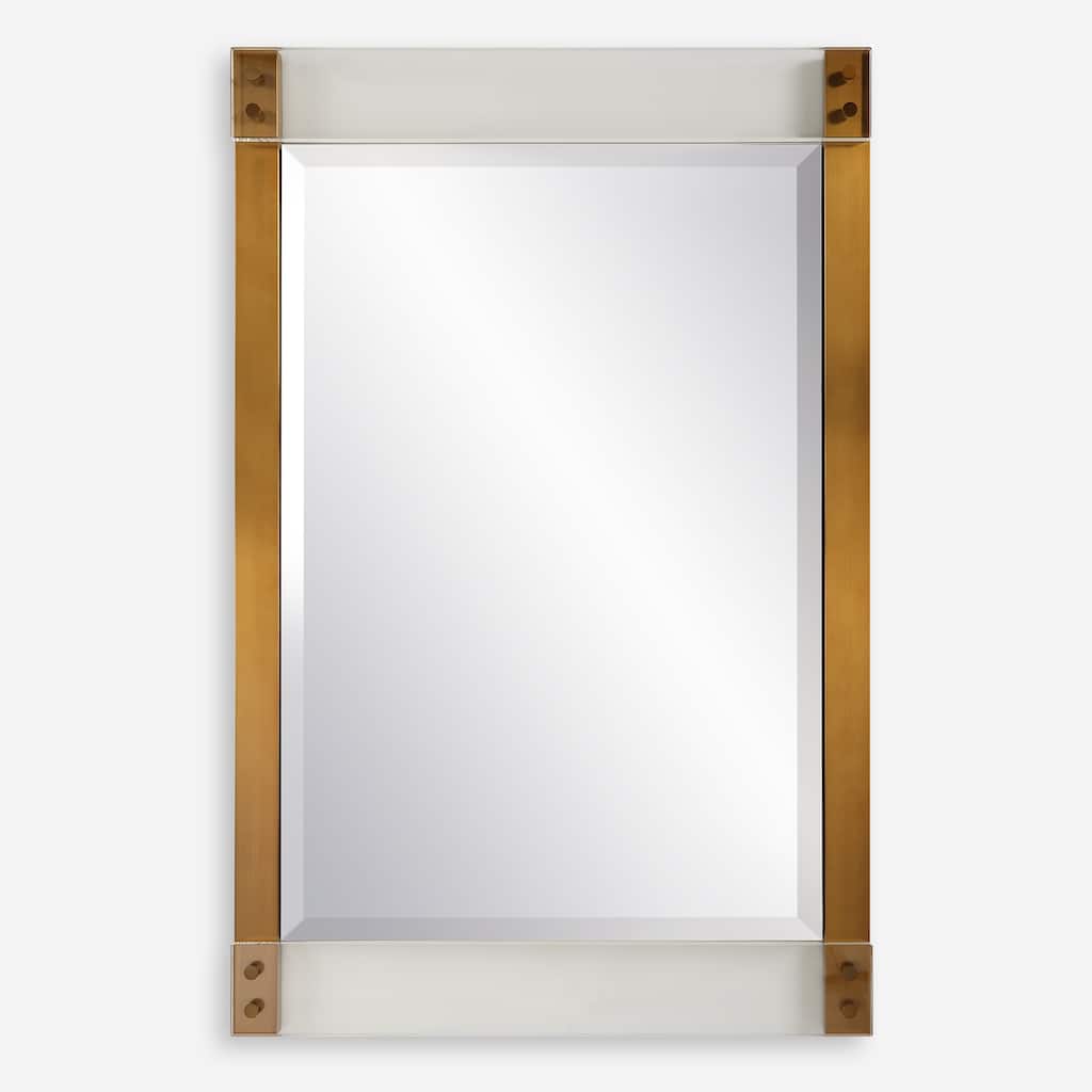 Uttermost 09953 Nera 28"W x 44"H Rectangular Beveled Accent Mirror