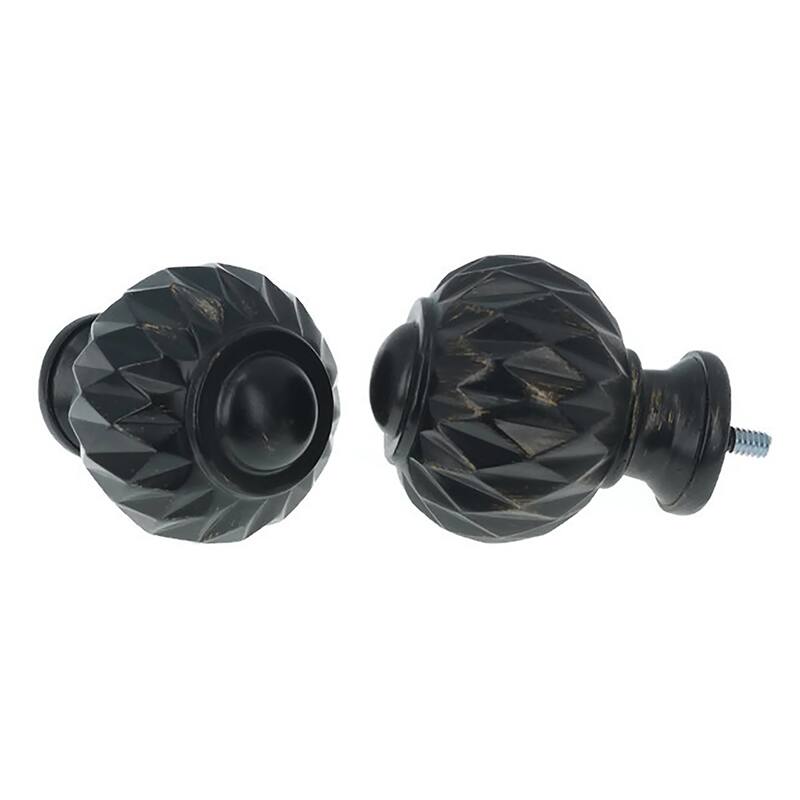 Meriville 1-Inch Diameter Single Window Treatment Curtain Rod, Castani