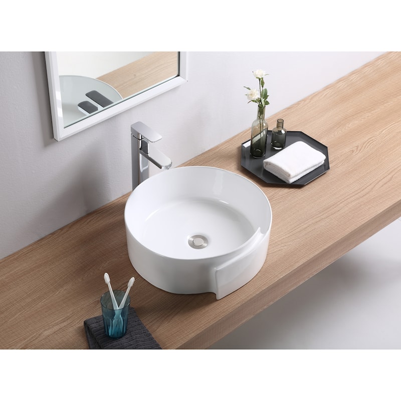 Modern Round Vessel Sink