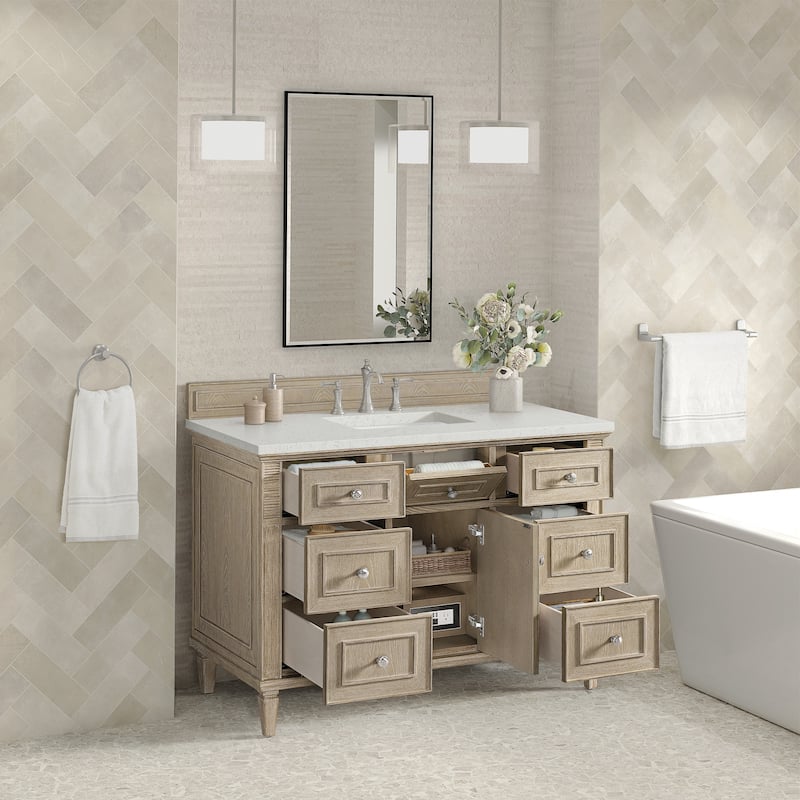 James Martin Vanities 424-V48-3LDL Lorelai 48" Single Basin Wood