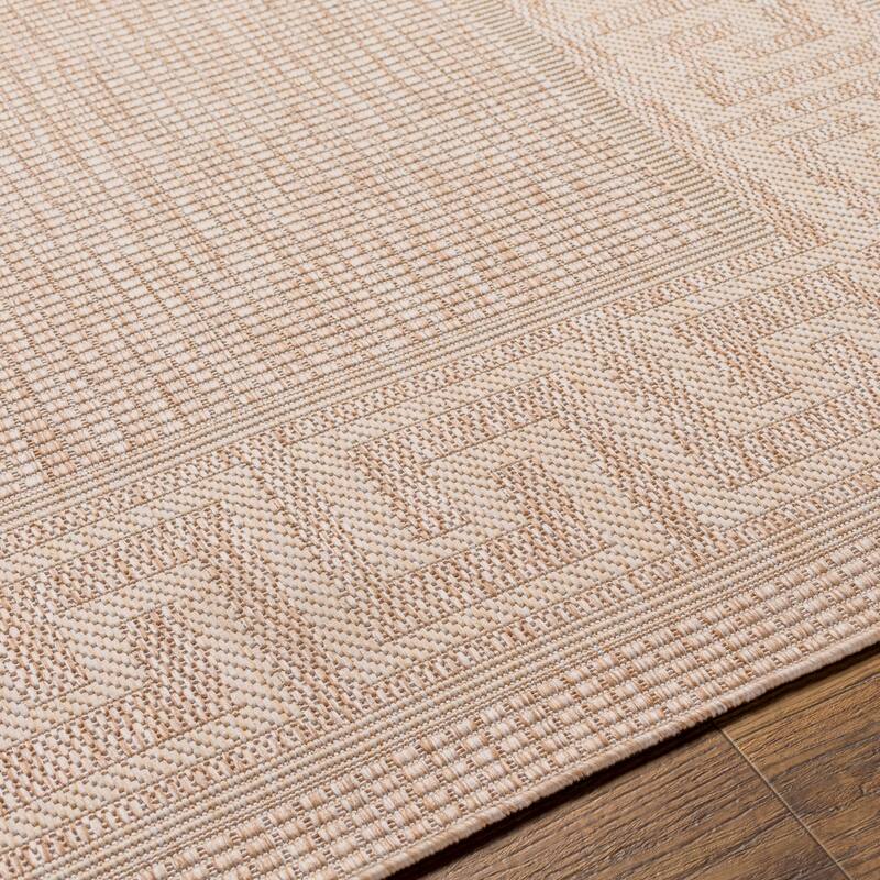Livabliss Tuareg Greek Border Outdoor Rug
