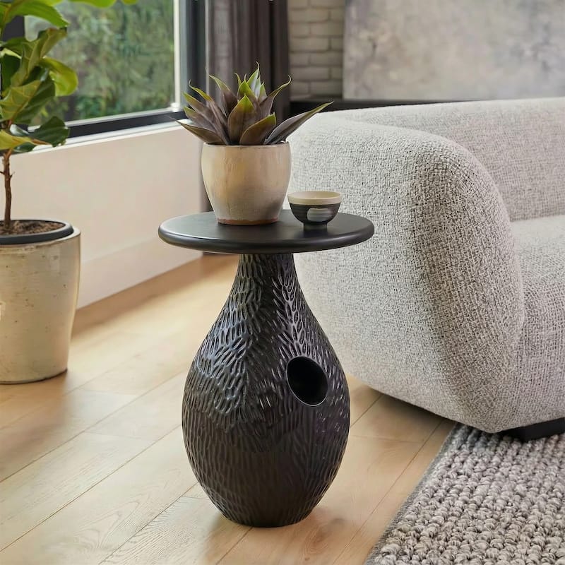 Piho Side Table Black - Black