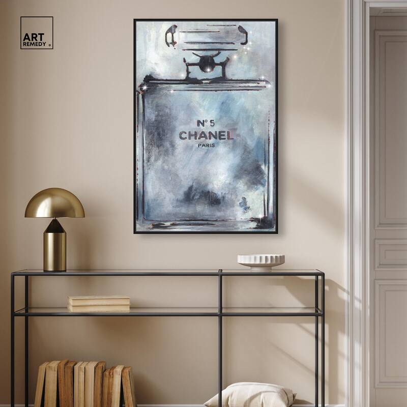 Doll Memories - Grey Perfume Canvas by Art Remedy