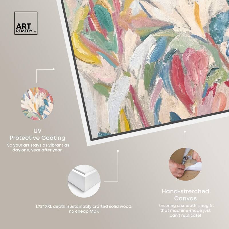 Morning Mist Bloom I Canvas by Art Remedy