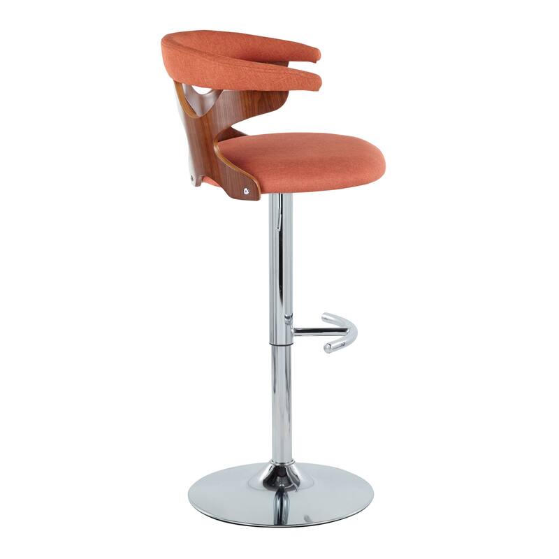 Carson Carrington Viby Adjustable Bar Stool with Rounded T Footrest (Set of 3)
