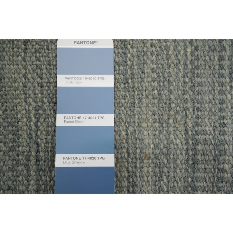Hand Woven Oriental 100% Wool Carpet Southwestern Modern Multi-Colored Kilim Area Rug - 6' 1'' X 4' 1''
