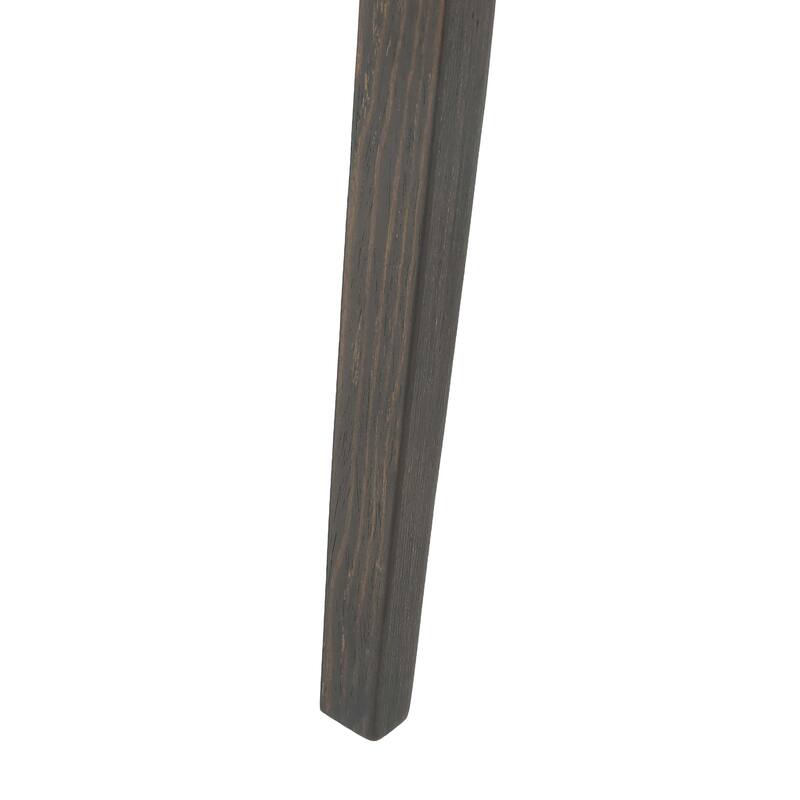 Leather Dining Chairs with Poplar Wood Frame and Open-Back Design Side Chair