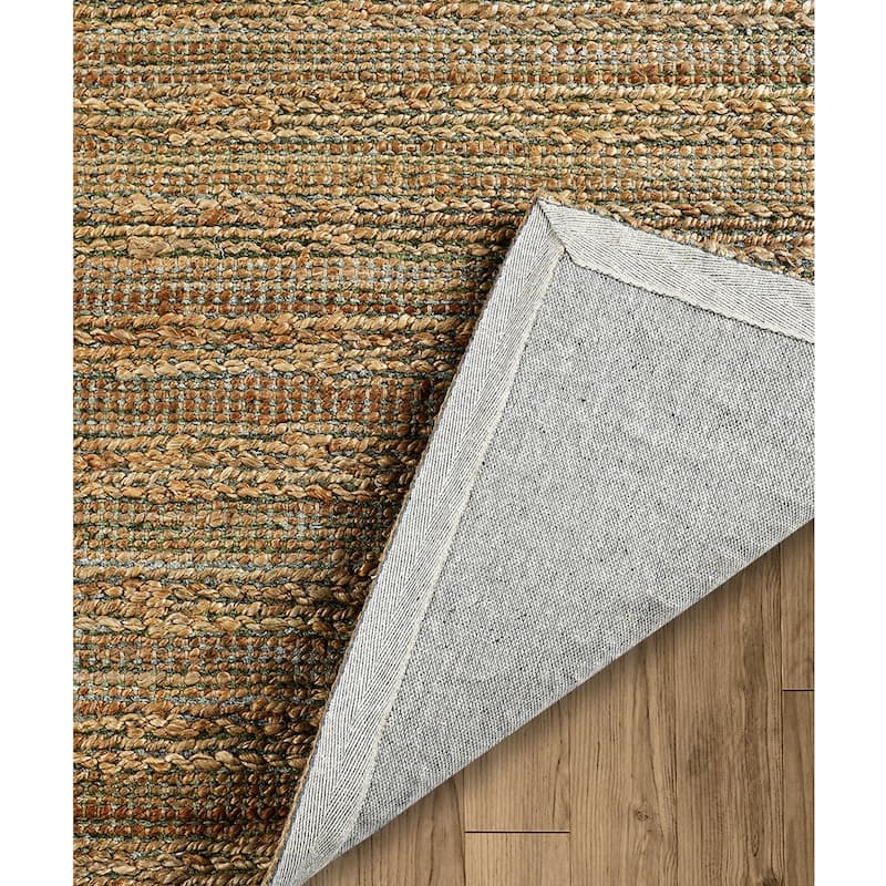 Sevita Nia Abel Farmhouse Striped Hand-Woven Jute Area Rug