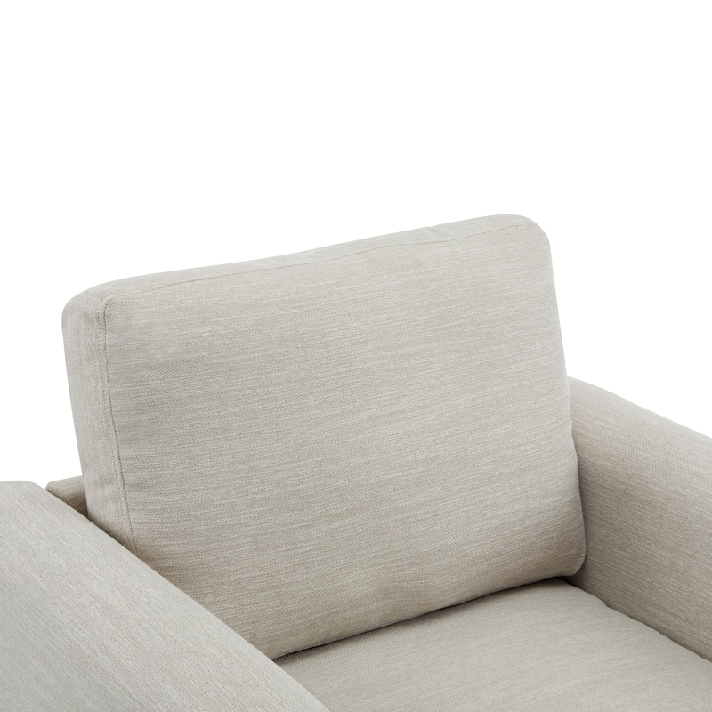 Christopher Knight Home - Harmonia Upholstered Armchair with Solid Wood Frame and Plush Cushioning