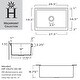 preview thumbnail 15 of 13, Highpoint Collection Fireclay Reversible Double Lip Farmhouse Sink