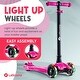 preview thumbnail 5 of 6, Lascoota 2-in-1 Kids Kick Scooter, Adjustable Height Handlebars and Removable Seat