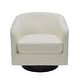 preview thumbnail 28 of 186, Modern Upholstered Barrel Chair Swivel Accent Chair for Living Room