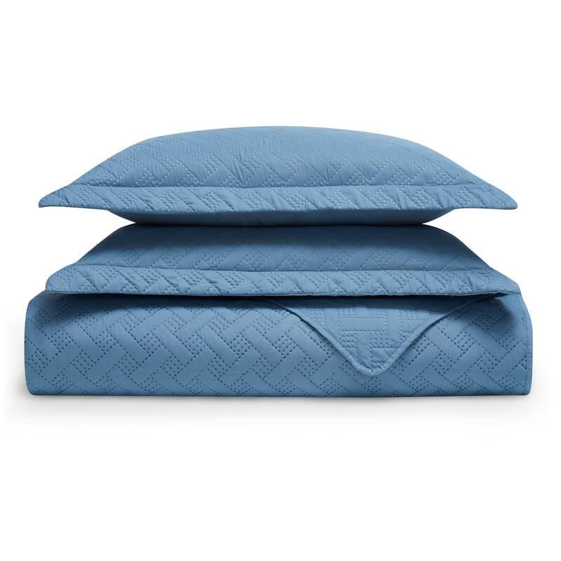 Dan River 2 Piece Basket Pinsonic Quilt Set