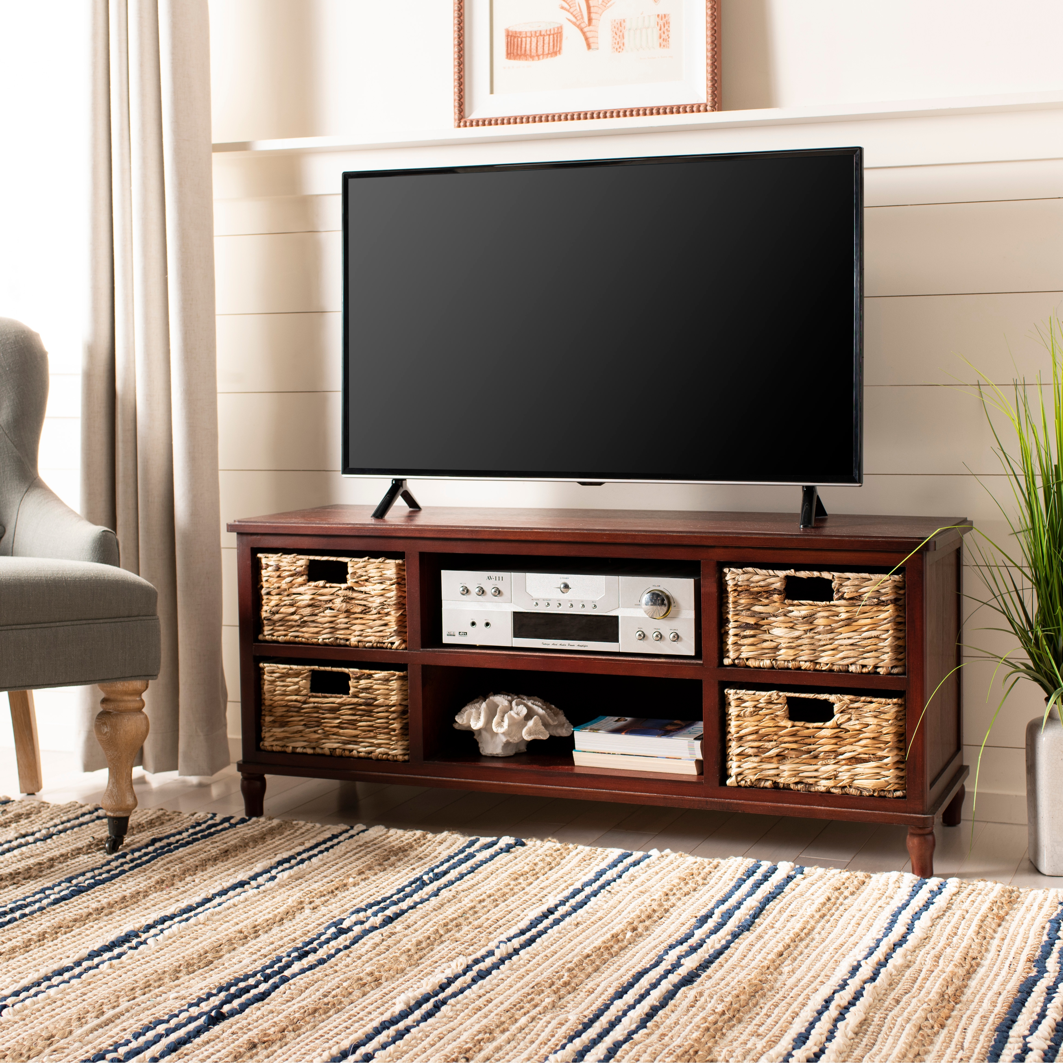 SAFAVIEH Rooney Cherry 4 Drawer Storage 20